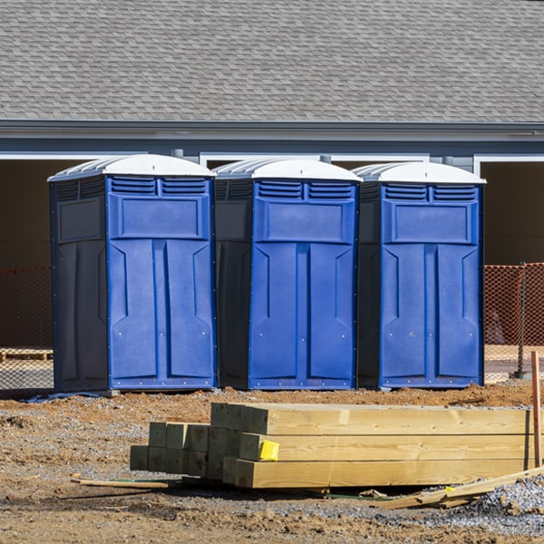 how can i report damages or issues with the portable restrooms during my rental period in Livingston